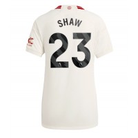 Fotbalové Dres Manchester United Luke Shaw #23 Dámské Alternativní 2023-24 Krátký Rukáv